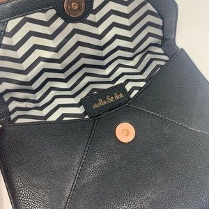 Stella & Dot Black Clutch